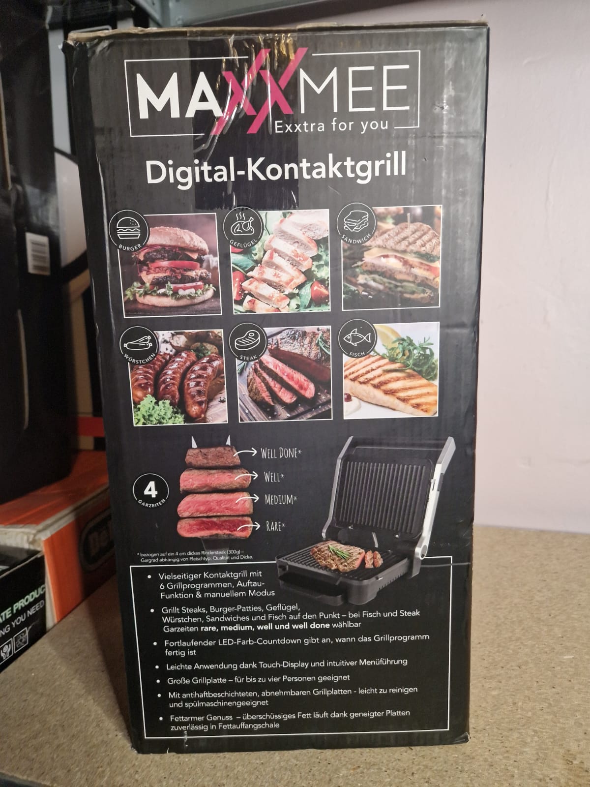 Doppelkammer Heißluftfritteuse 7,6L MAXXMEE