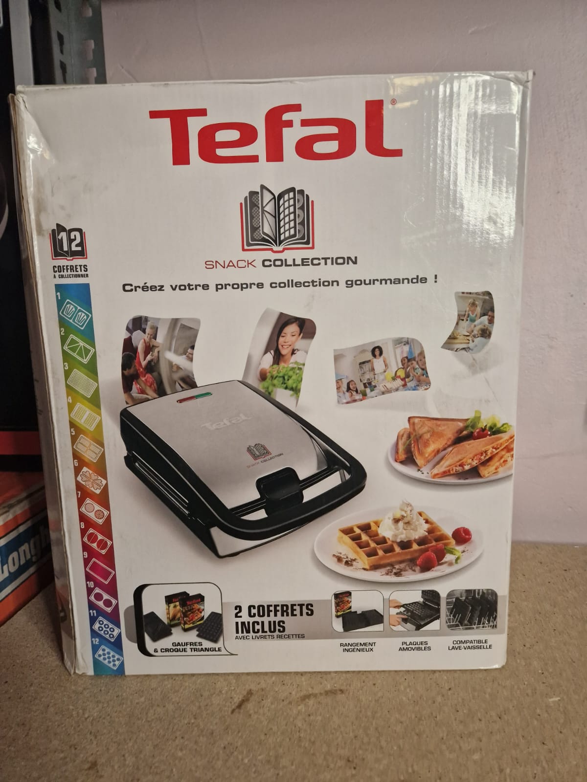 Tefal Snack Collection Antihaftbeschichtete 12 Platten