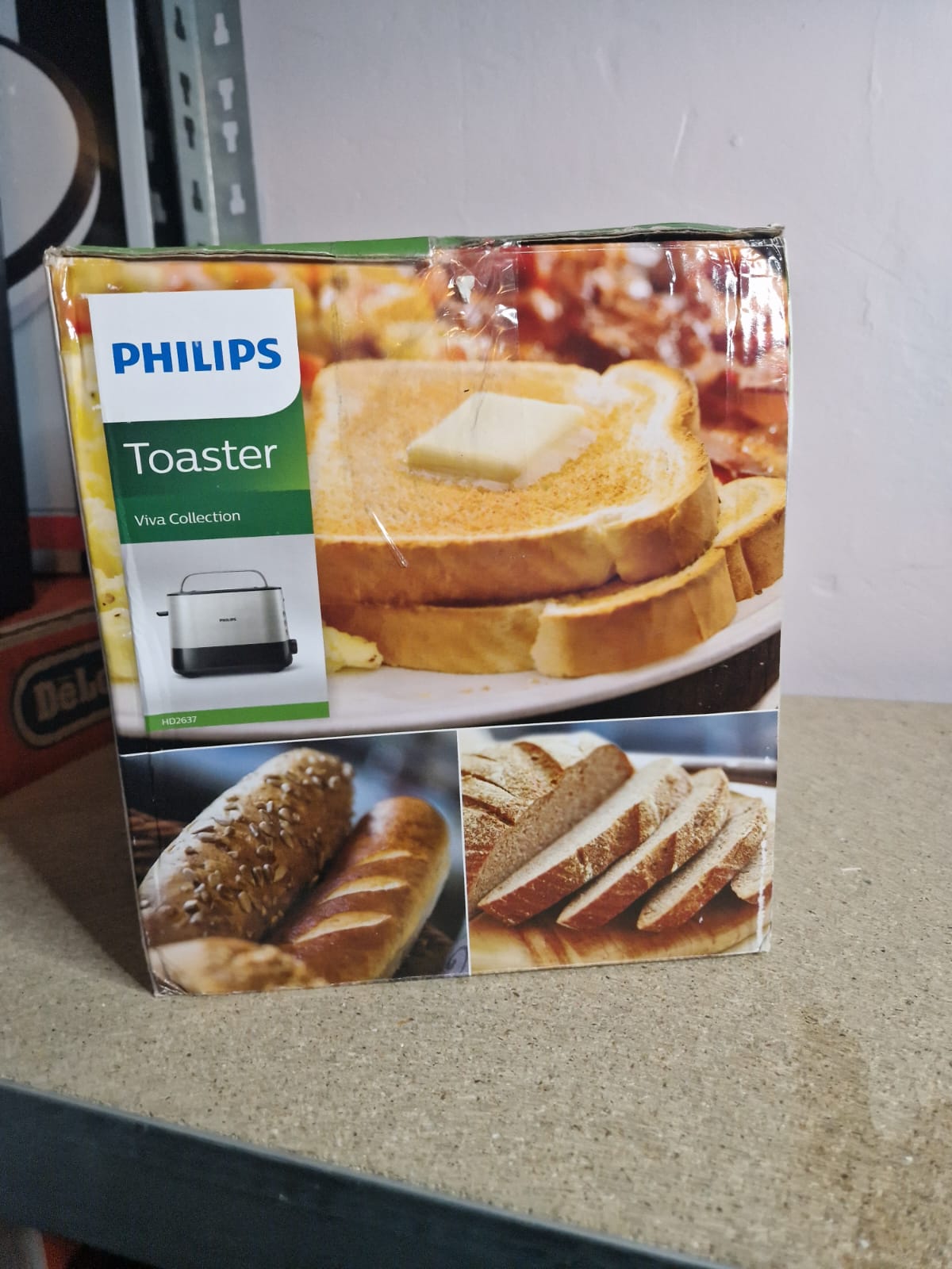 Philips Toaster 7 Stufen Auftaufunktion Abschaltautomatik 950W