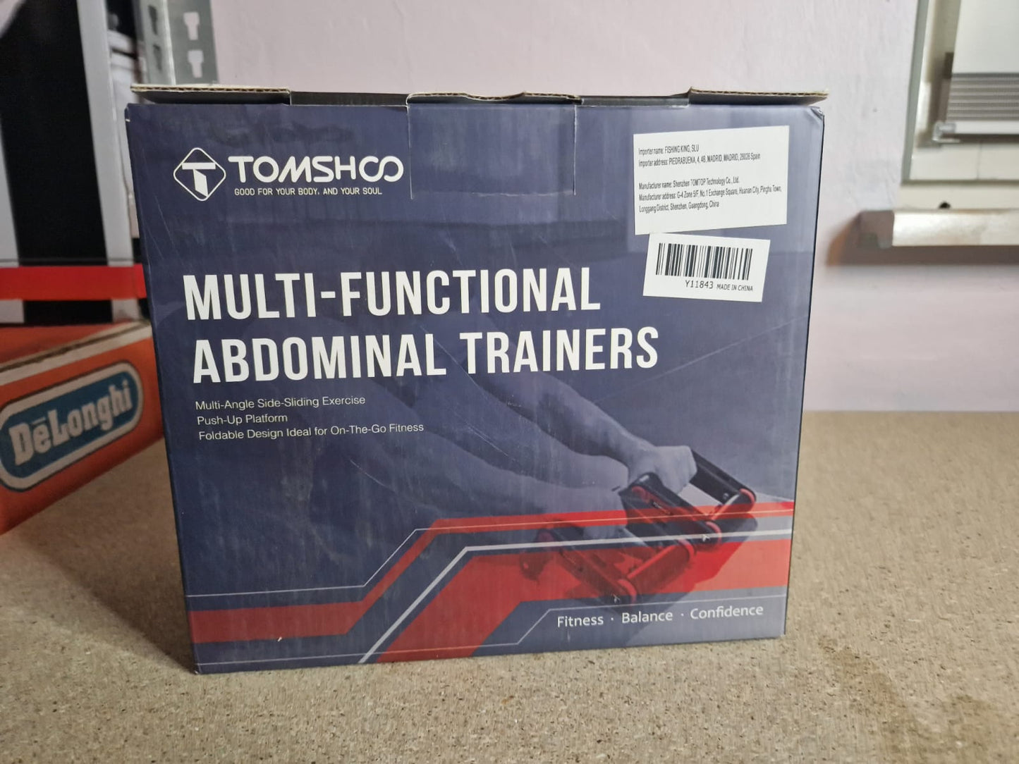 TOMSHOO 3-in-1 Bauchtrainer / Fitnessgerät