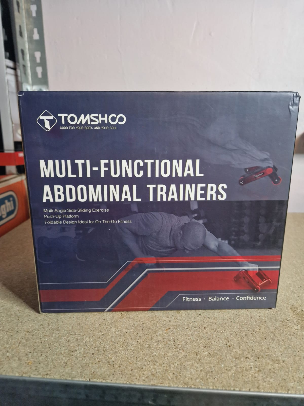 TOMSHOO 3-in-1 Bauchtrainer / Fitnessgerät