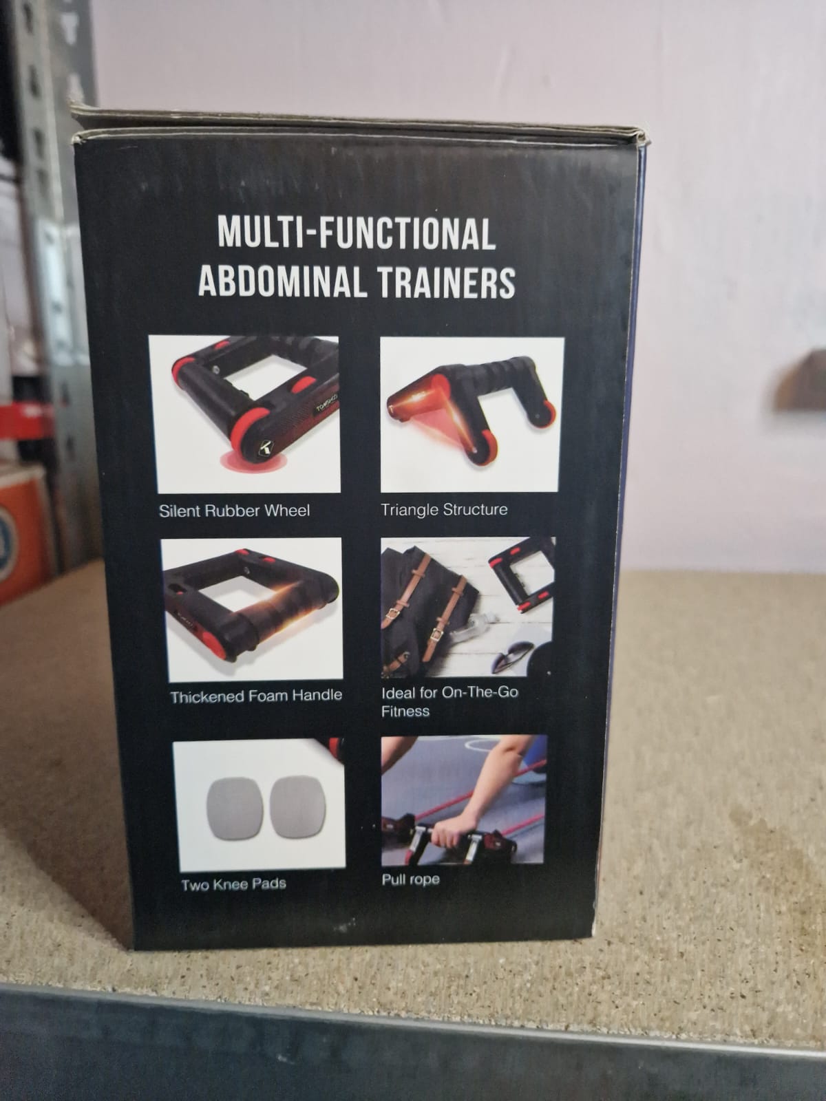 TOMSHOO 3-in-1 Bauchtrainer / Fitnessgerät