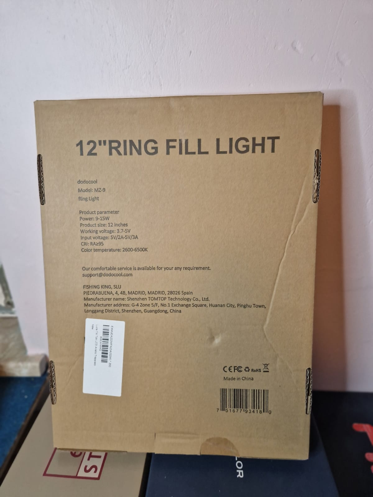 Dodocool 12 Ring Fill Light Ovales Tiktok Ringlicht