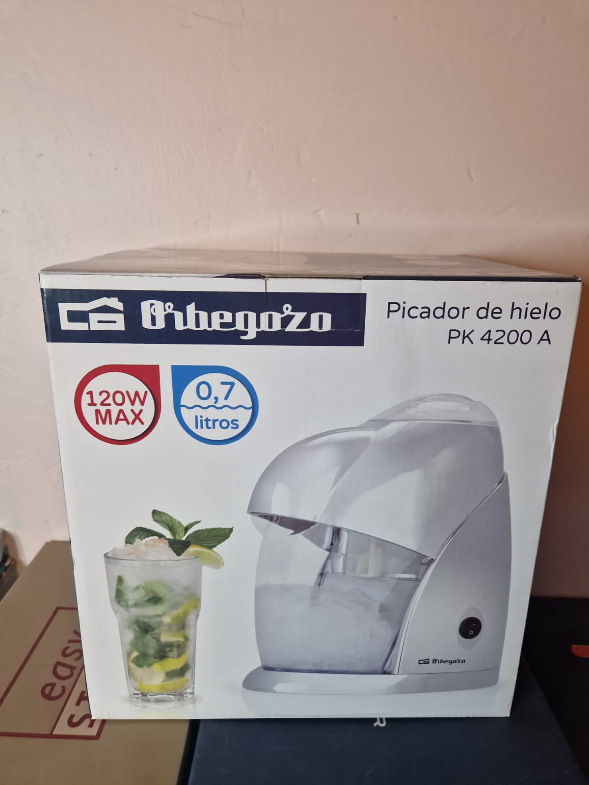 Eiswürfelzerkleinerer Icecrusher 0,7L Edelstahl Behälter