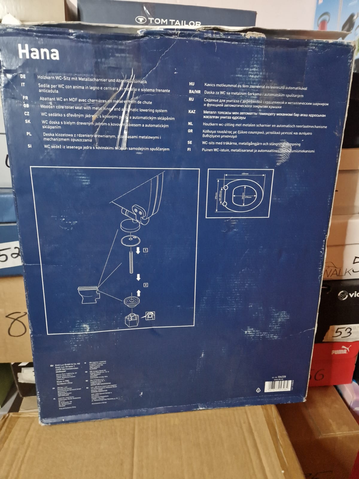 HANA WC Deckel Set