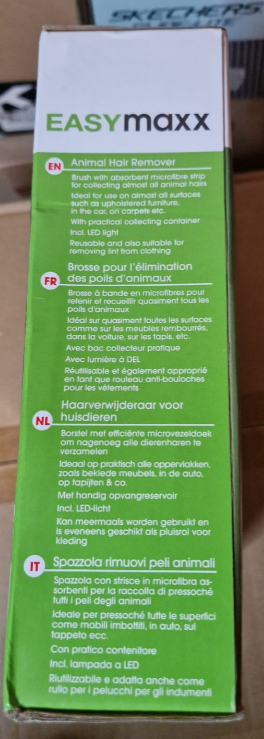 Fusselrolle für Tierhaare mit integriertem Licht und Vibration EASYmaxx NEU *