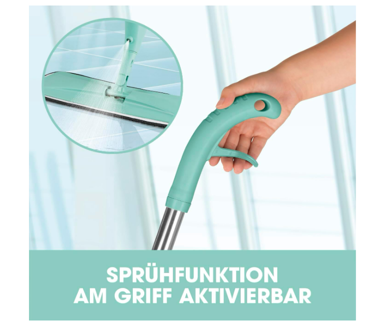 CLEANmaxx Spray-Mopp | Bodenwischer + Sprühfunktion 600ml Tank