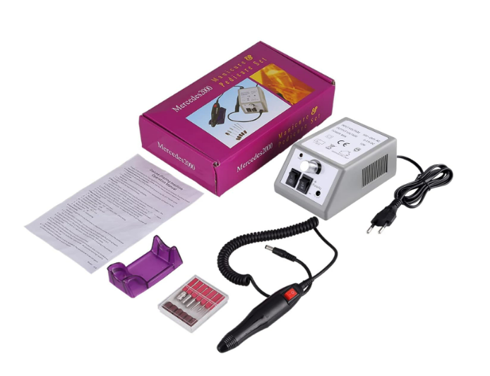 Elektrischer Profi Nagelfräser Maniküre & Pediküre Set