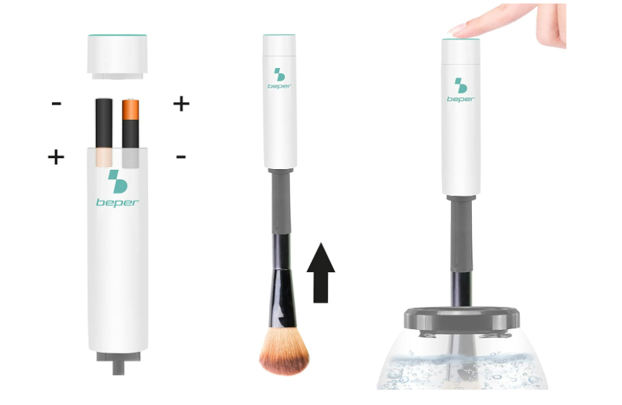 BEPER Make Up Pinselreiniger mit 7 Adaptern