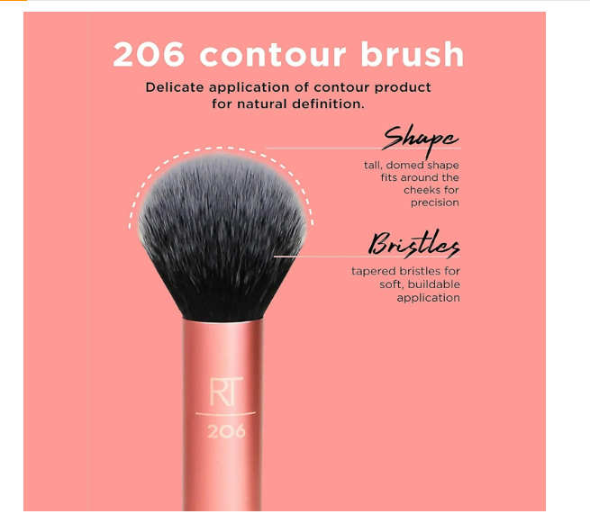 Real Techniques Flawless - Basis Pinsel-Set, 1er Pack (1 x 4 Stück)