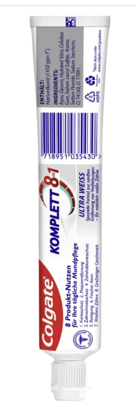 Colgate Zahnpasta Komplett Ultra Weiss 10x75 ml
