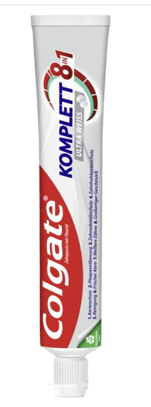 Colgate Zahnpasta Komplett Ultra Weiss 10x75 ml