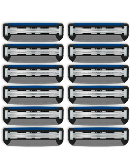 By Amazon SOLIMO 3-fach-Klingen für Herrenrasierer (12 Stück)