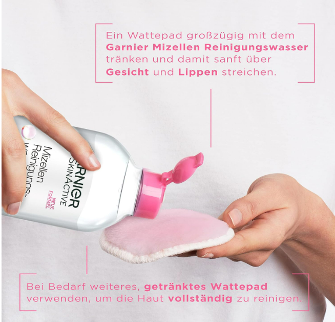 Garnier Mizellen Reinigungswasser All-in-1 Reinigung 3 x 400ml