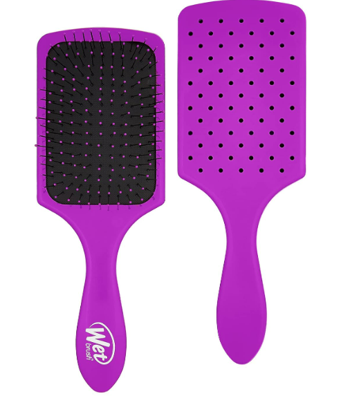 Wet Brush Paddle Detangler Brush - Purple for Unisex 1 Pc Hair Brush