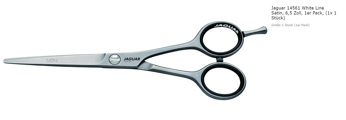 Jaguar 14561 White Line Satin, 6,5 Zoll, 1er Pack, (1x 1 Stück)