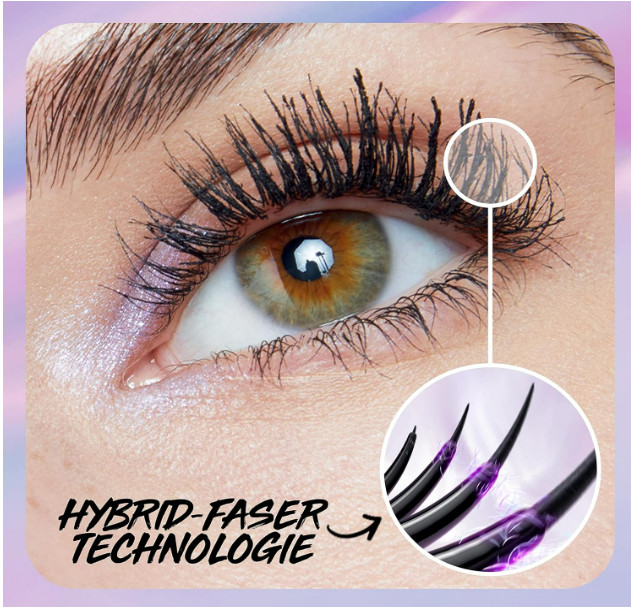 Maybelline New York Mascara mit "Falsche Wimpern" Effekt - Schwarz