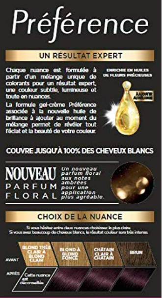 L'Oréal Paris Préférence Permanente Haarfarbe, Nuance: Toscana (4.26), Violet Intense