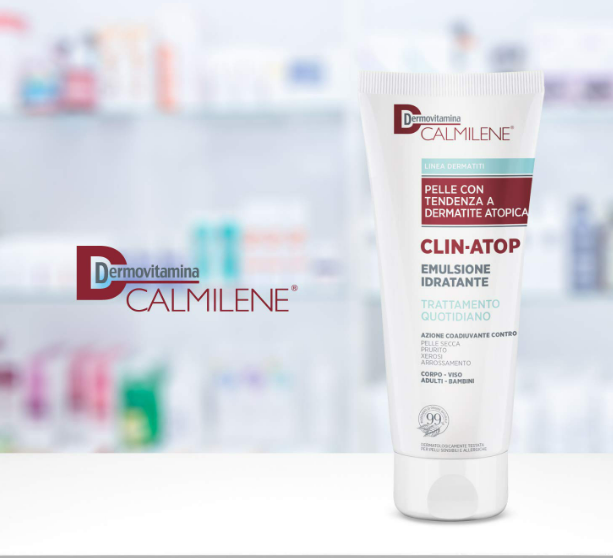 Dermovitamina Calmilene Clin Atop feuchtigkeitsspendende Emulsion - 400 ml