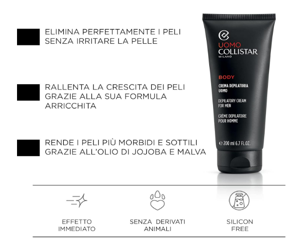 Collistar Körperenthaarungscreme aus der Männerserie 200ml