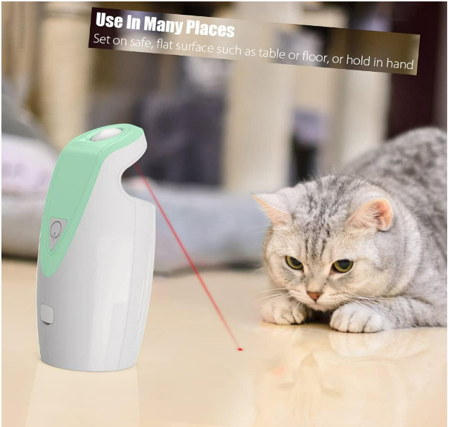 Katzen Federspielzeug - Interaktives Spielzeug für Katzen, automatisch rotierend