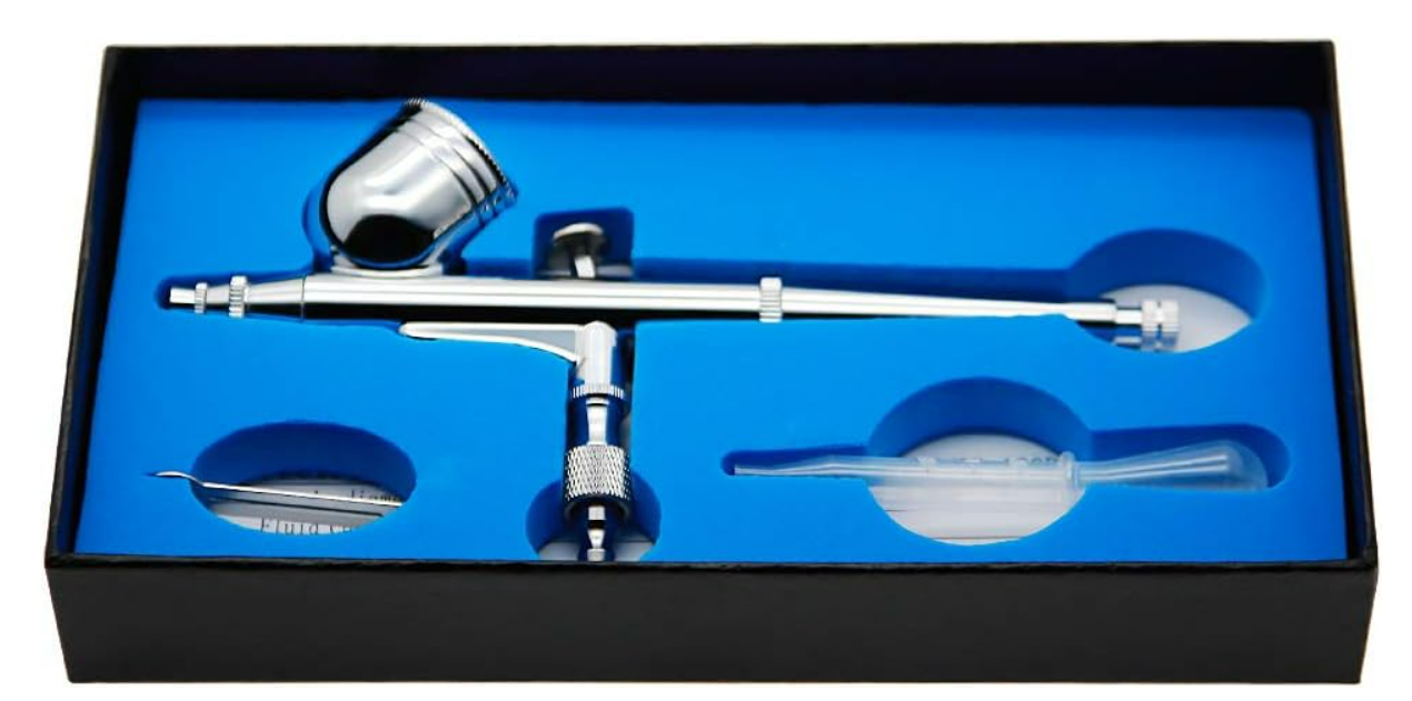 Air Paint Spritzpistole Kit Set Professionelles Airbrush System "b