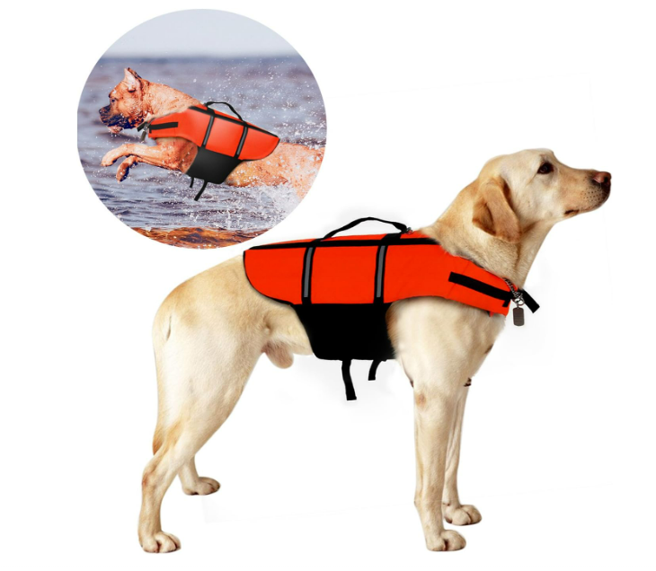 Poppypet reflektierende Rettungsweste für Hunde Größe L