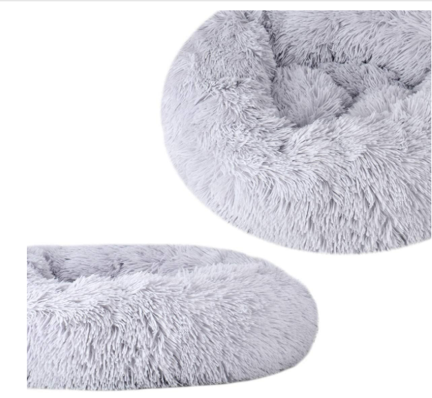Plüsch Hunde und Katzen Bettchen XL XXL Grau XXL Rosa