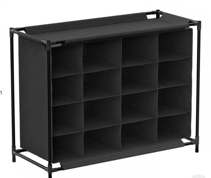 Schuhregal für 16 Paar Schuhe - Black