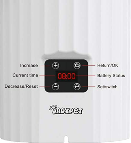 Dadypet Futterautomat LCD 3L