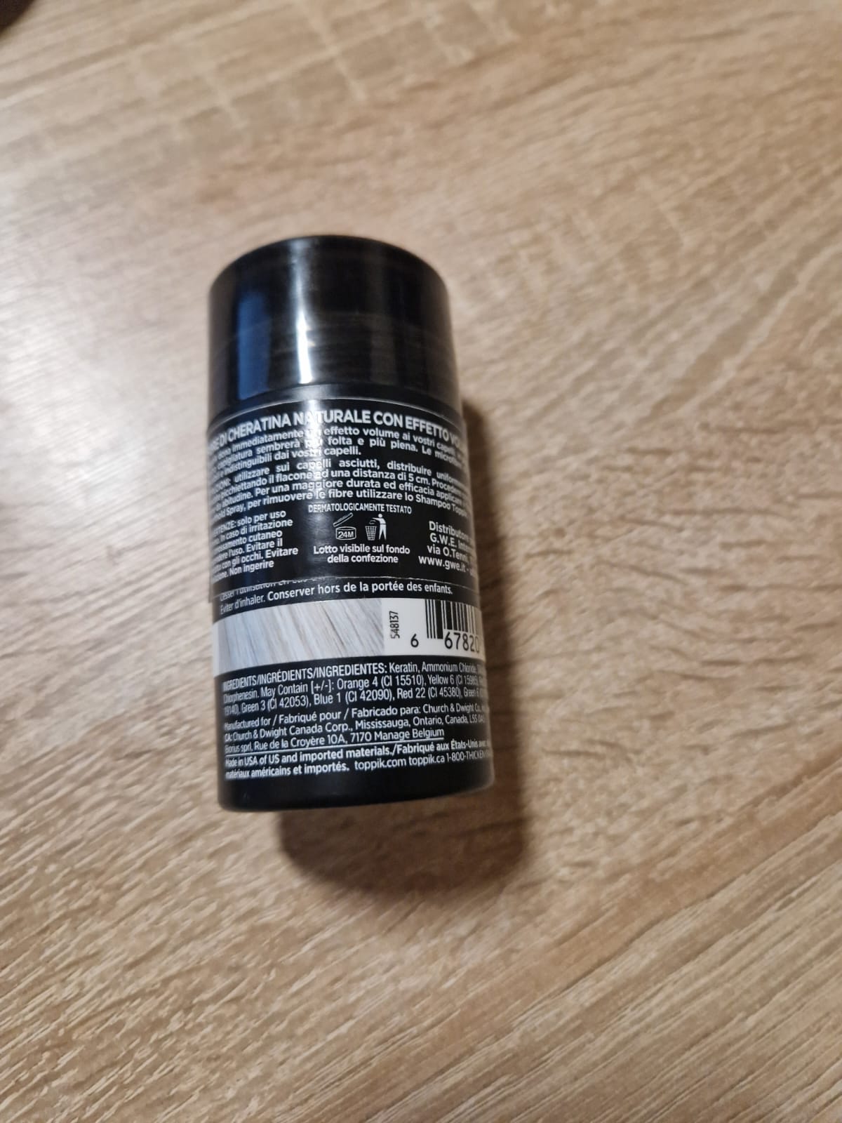 TOPPIK 12 g. Haarverdichter - Streuhaar Haarverdichtung mit Schütthaar - weiß