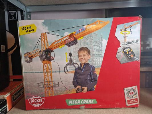 Dickie Toys Mega Crane 120cm Hoch Kabelgesteuert