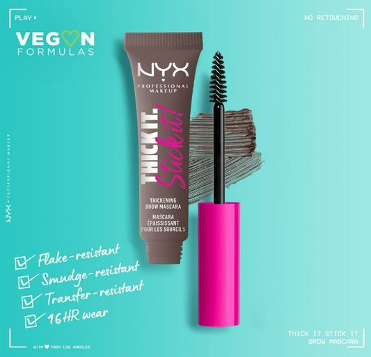 NYX Professional Makeup Augenbrauen-Mascara - Cool Ash Brown