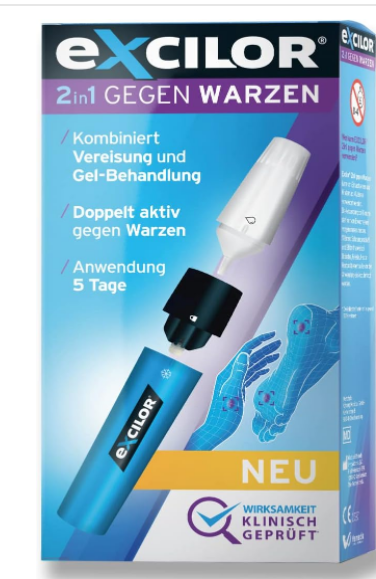Excilor 2in1 gegen Warzen - Warzen Vereisung